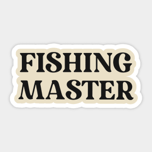 Fishing Master Sticker